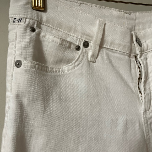 CoH White Distressed Straight Leg Jean - Sz 28 - Picture 11 of 12